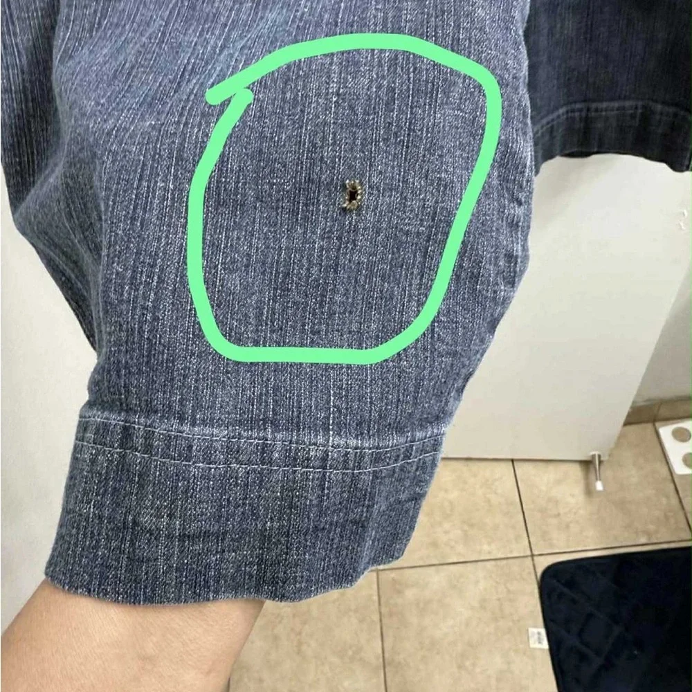 Jag Jeans Dark Blue Flare Leg Denim - Picture 3 of 7